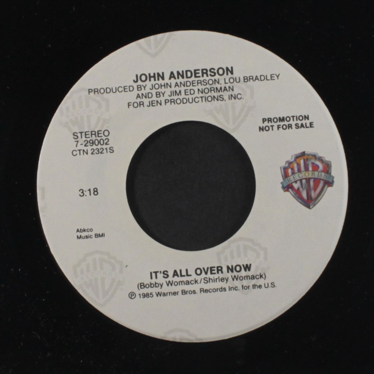 it's all over/ same by JOHN ANDERSON