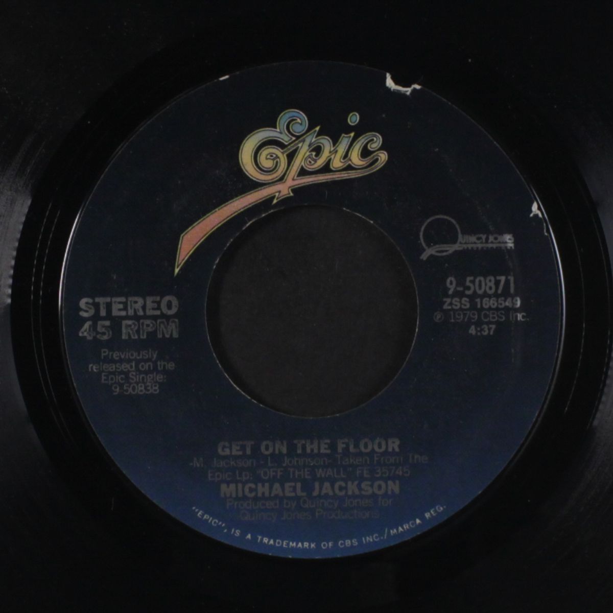 she's out of my life / get on the floor by MICHAEL JACKSON