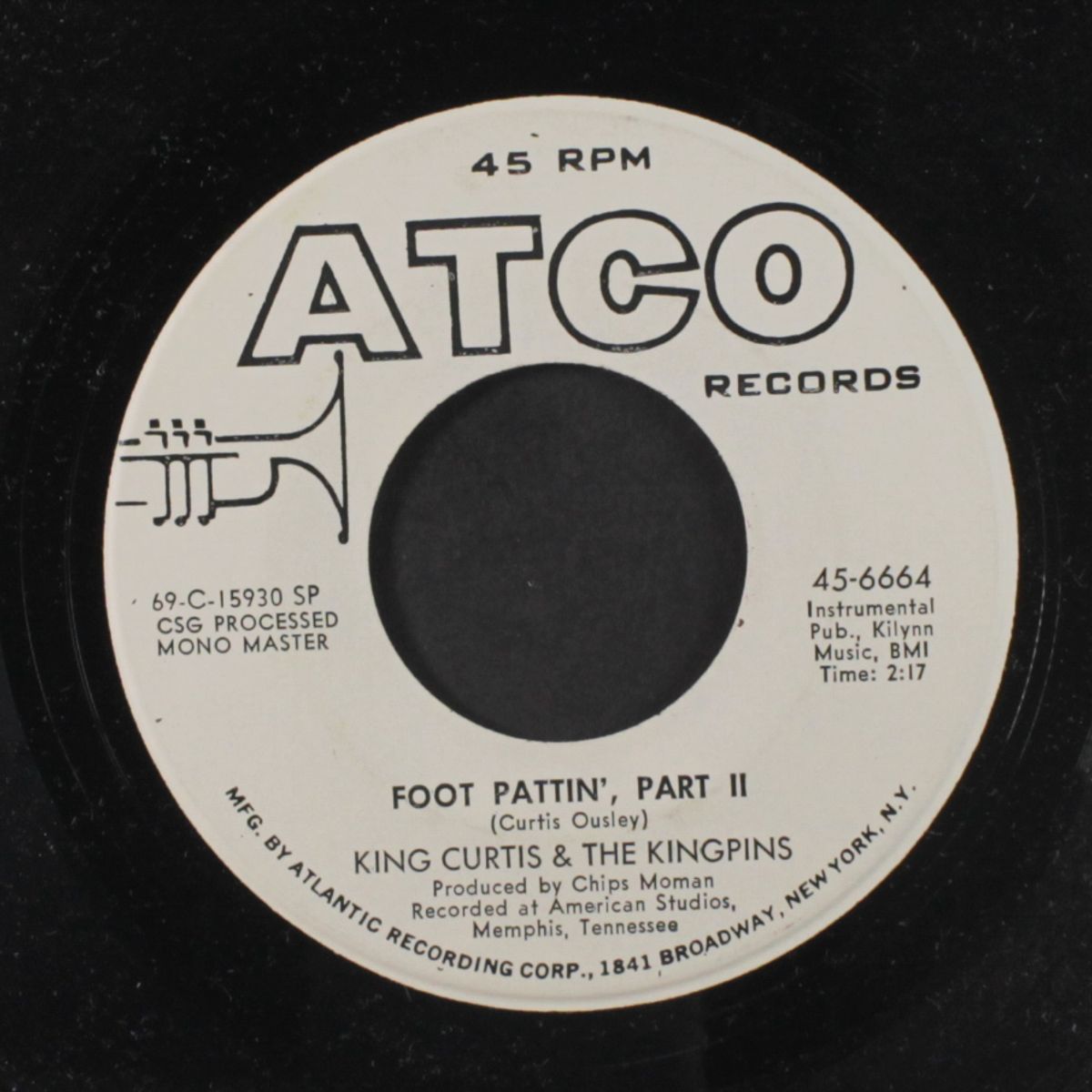 foot pattin', part 2 / same by KING CURTIS