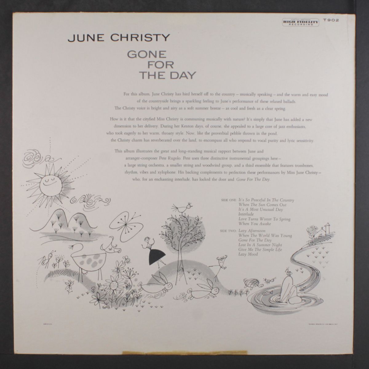 gone for the day by JUNE CHRISTY