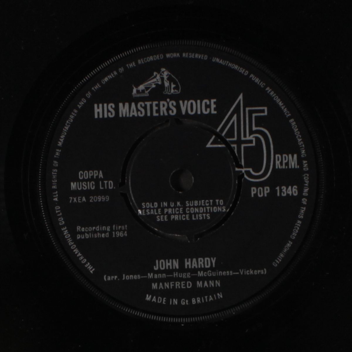 sha la la / john hardy by MANFRED MANN