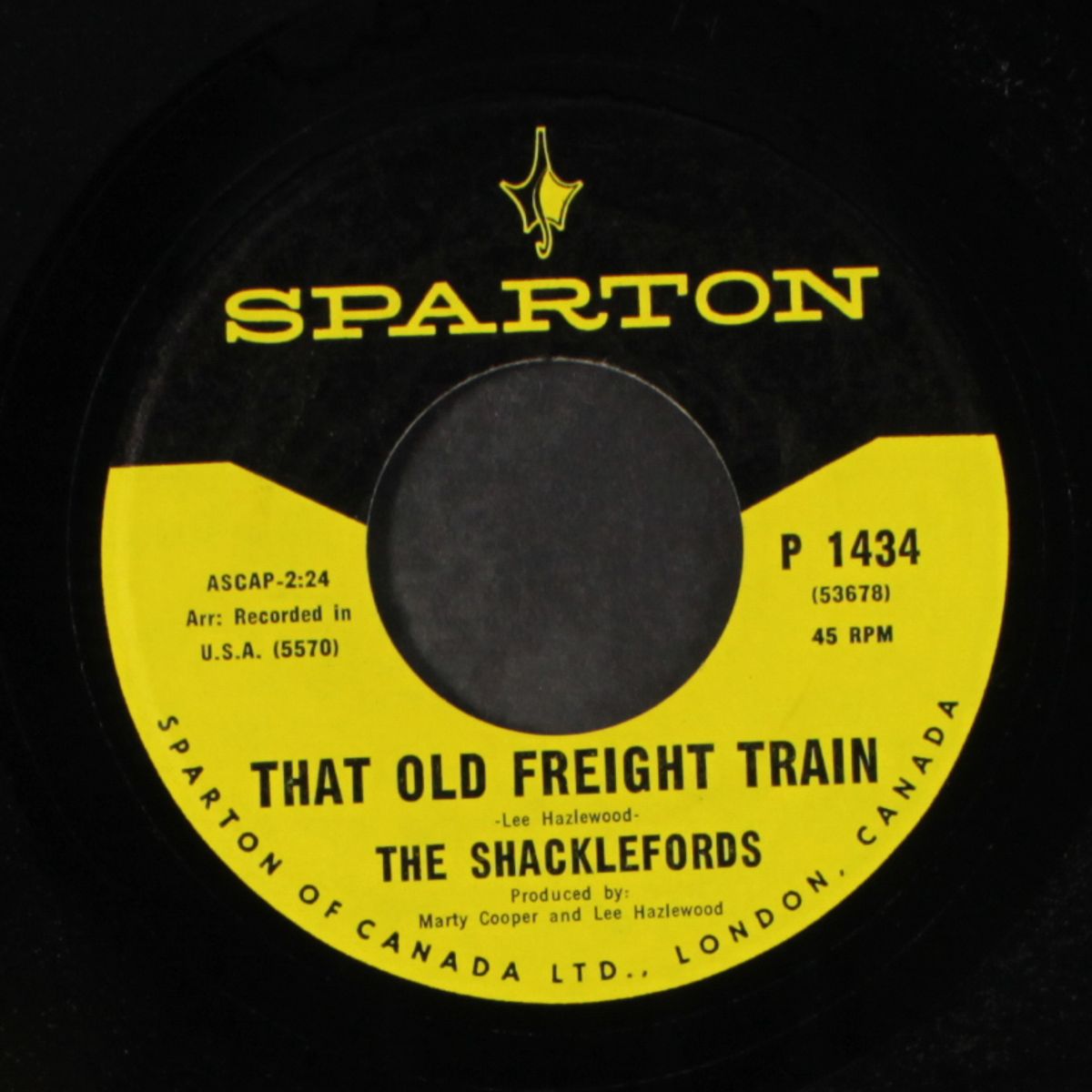 that old freight train / ain't it babe by SHACKLEFORDS