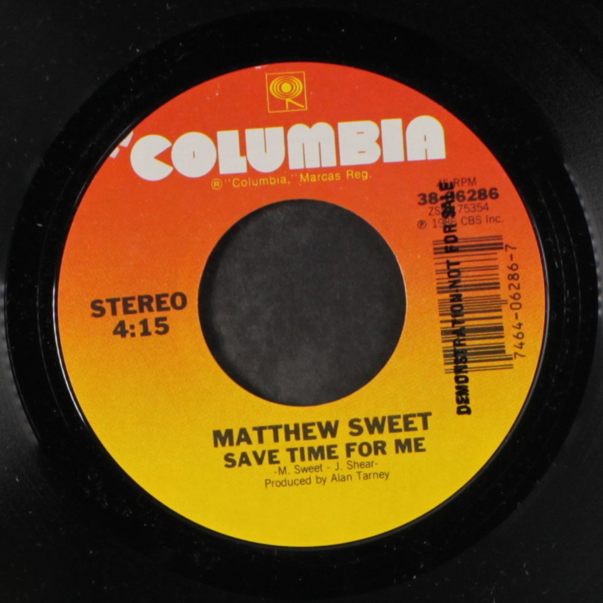 save time for me / watch you walking by MATTHEW SWEET