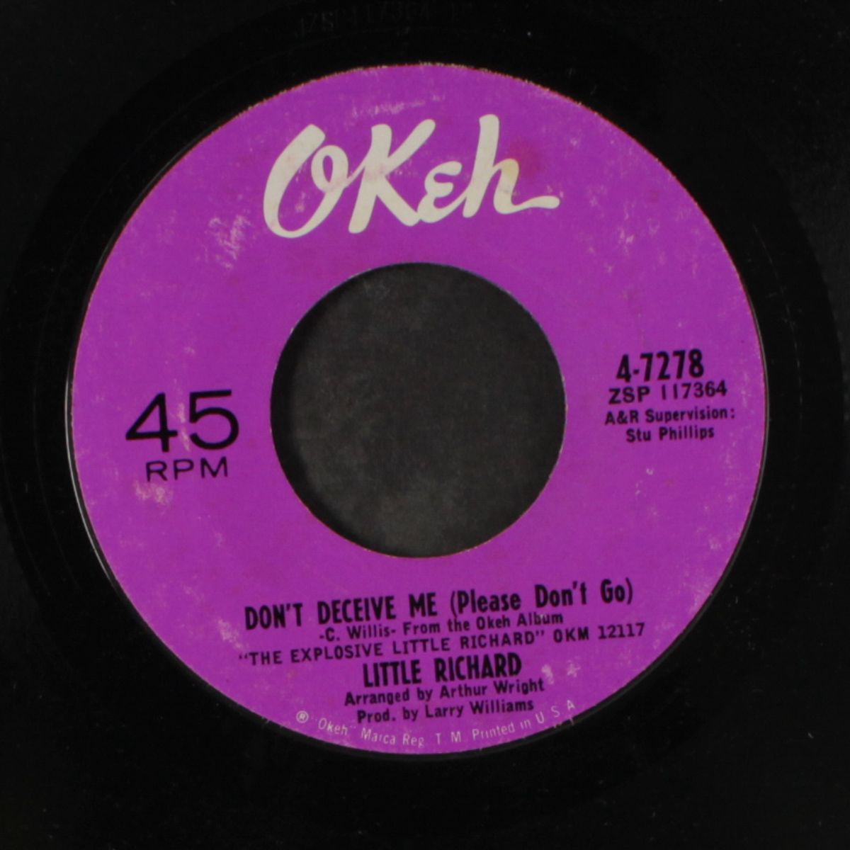never gonna let you go / don't deceive me by LITTLE RICHARD