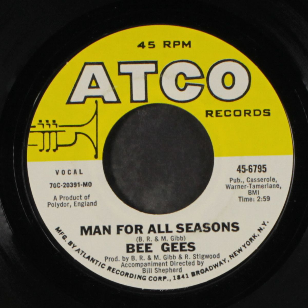 lonely days / man for all seasons by BEE GEES