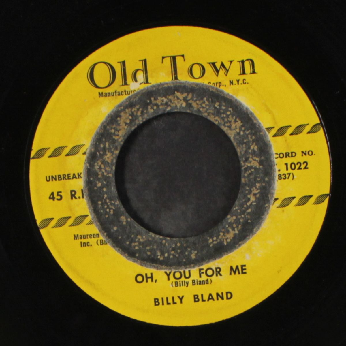 chicken hop / oh, you for me by BILLY BLAND