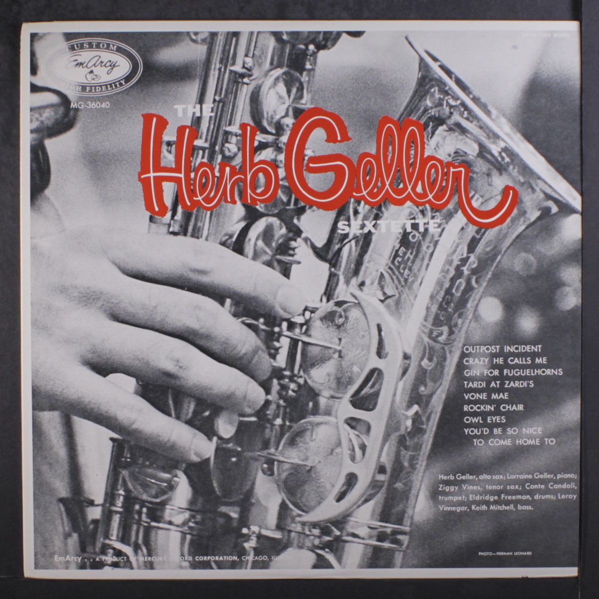 the herb geller sextette by HERB GELLER