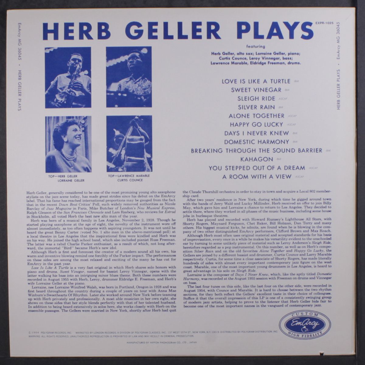 plays by HERB GELLER