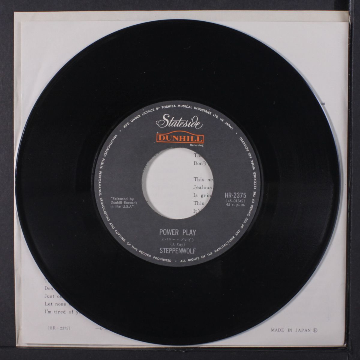 move over / power play by STEPPENWOLF