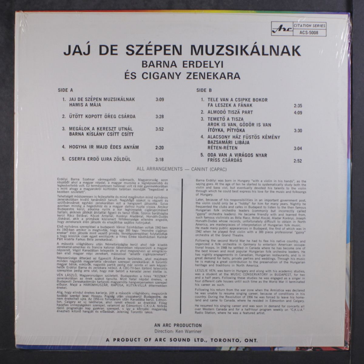jaj de szepen muzsikalnak by BARNA ERDELYI