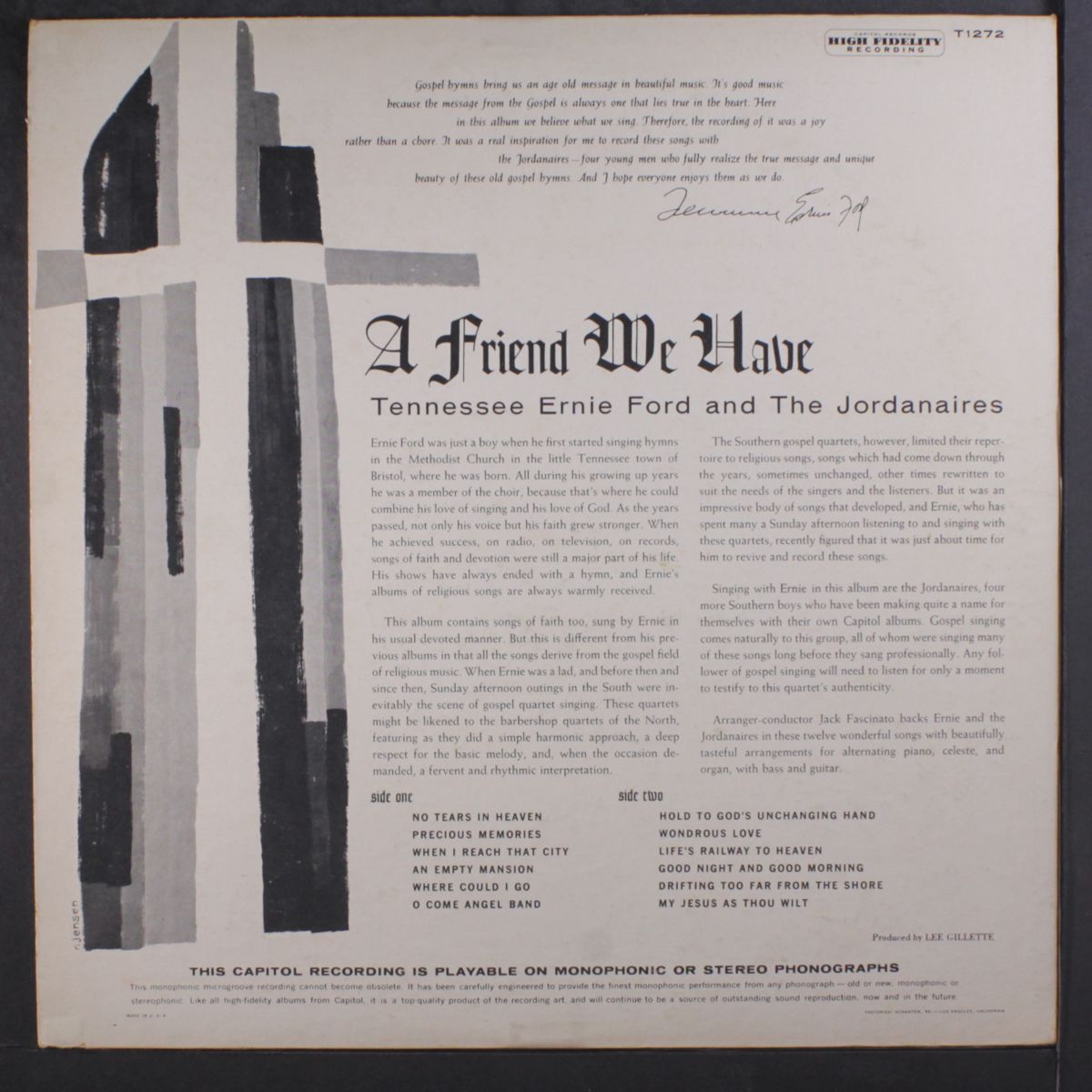 a friend we have by TENNESSEE ERNIE FORD & JORDANAIRES