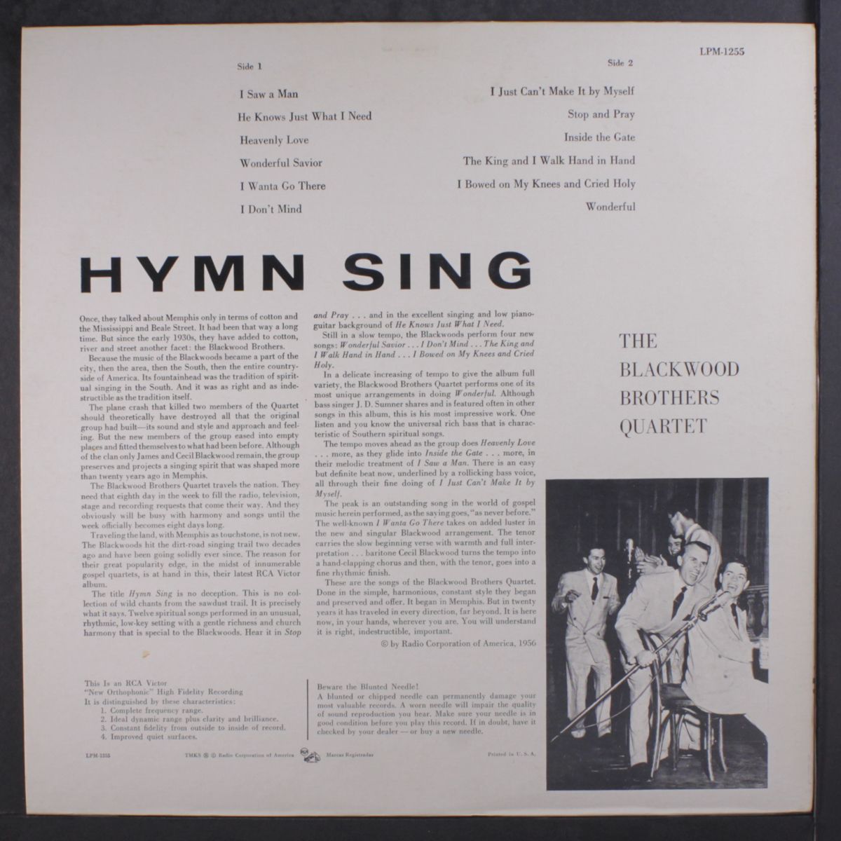 hymn sing by BLACKWOOD BROTHERS