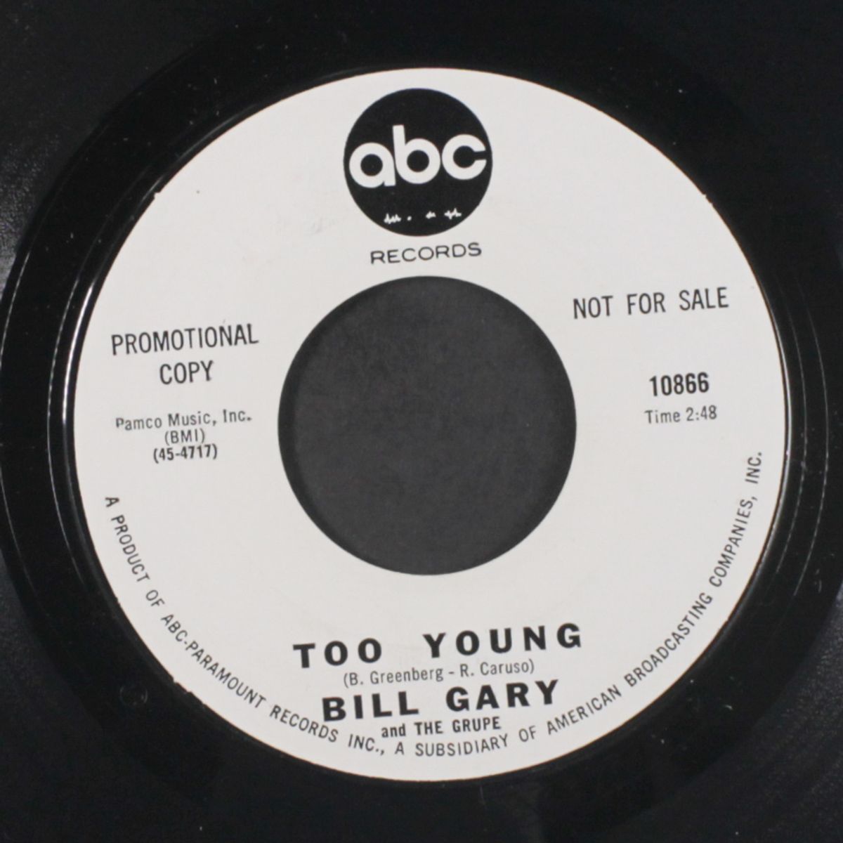 who are you / too young by BILLY GARY & GRUPE