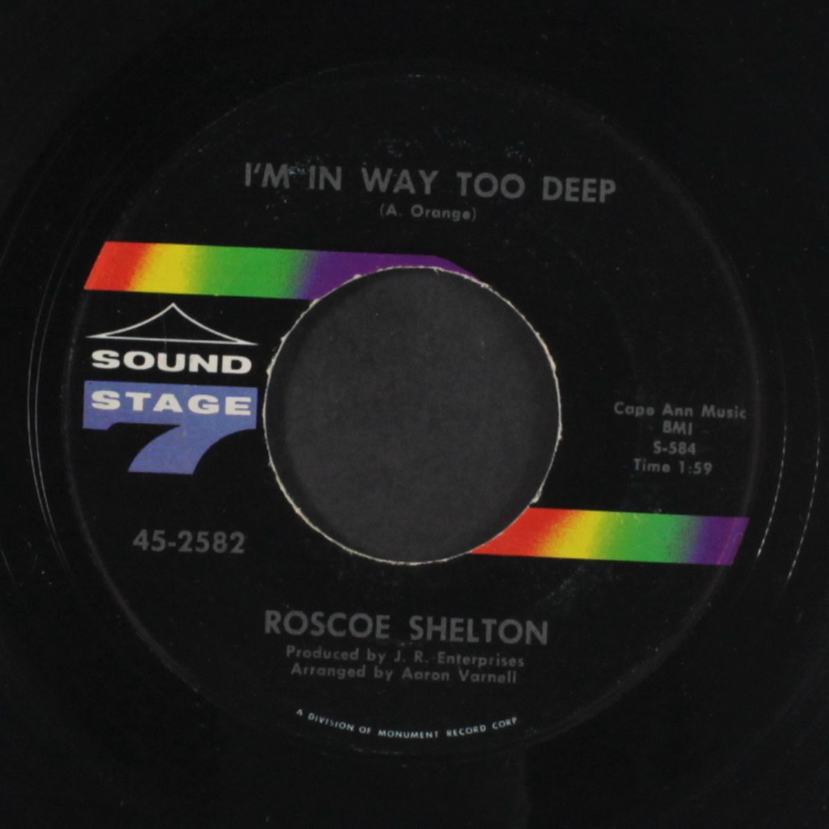 i'm in way too deep / tonight's my night by ROSCOE SHELTON