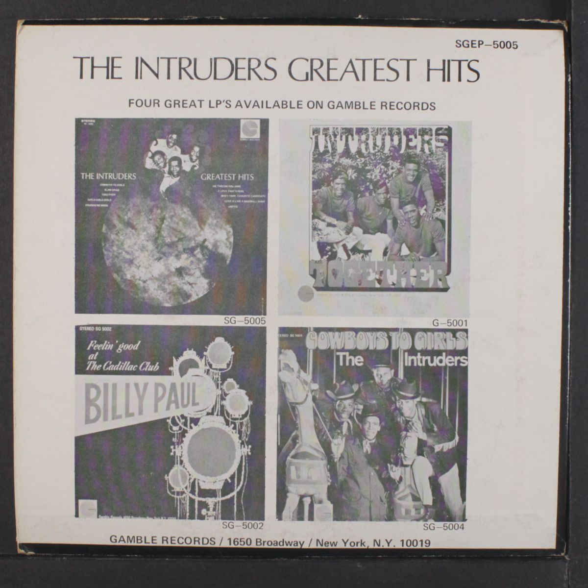 greatest hits by INTRUDERS