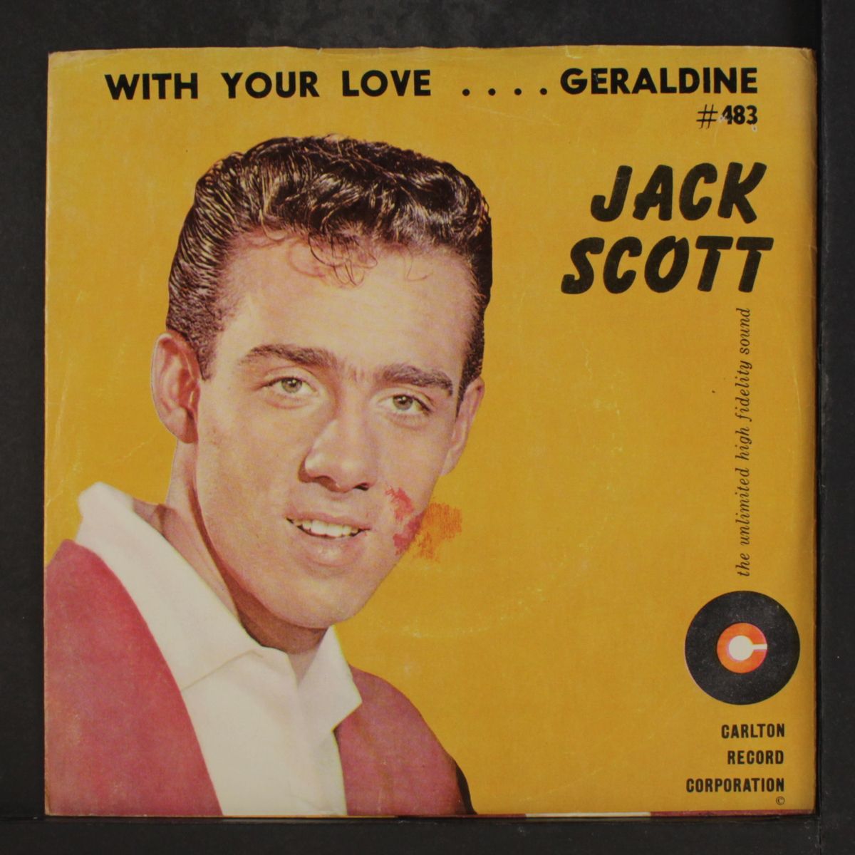 geraldine / with your love by JACK SCOTT