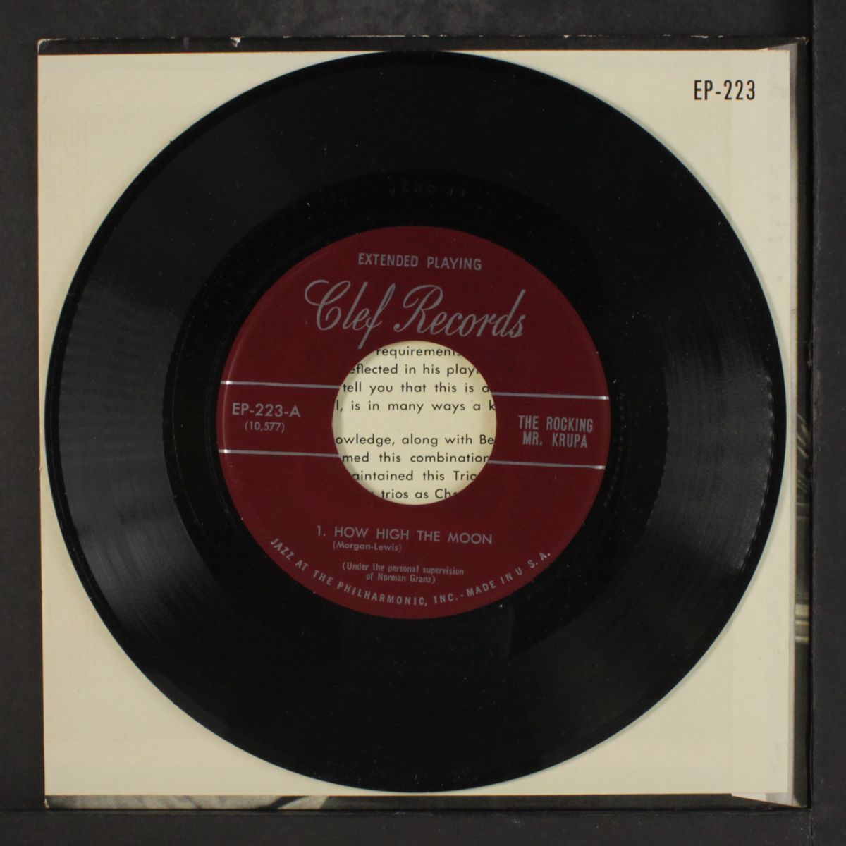 rocking mr. krupa by GENE KRUPA