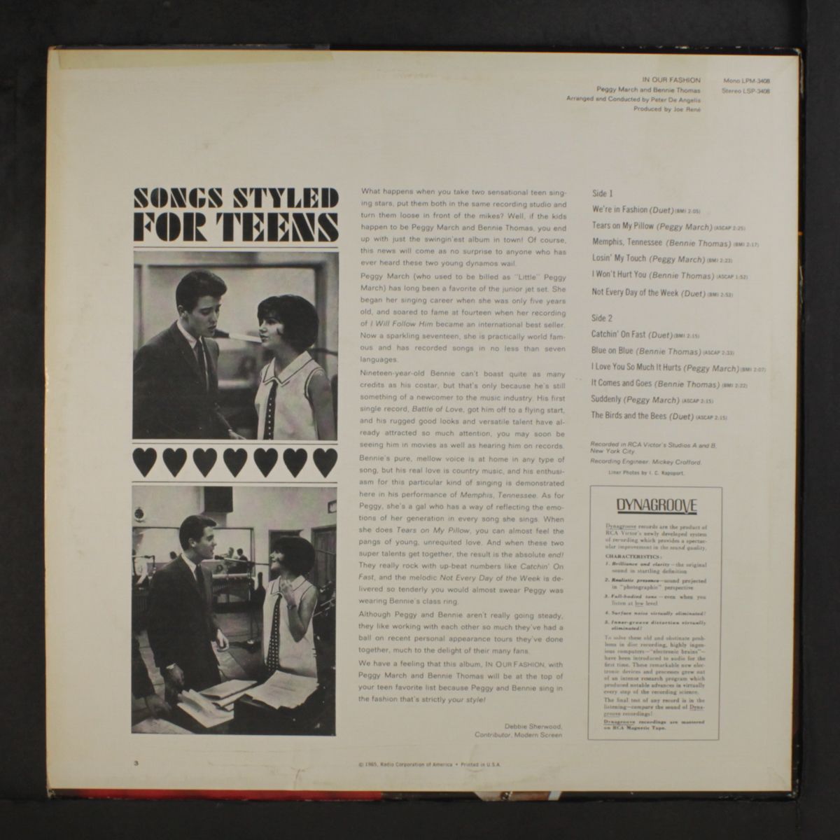 in our fashion by PEGGY MARCH & BENNIE THOMAS