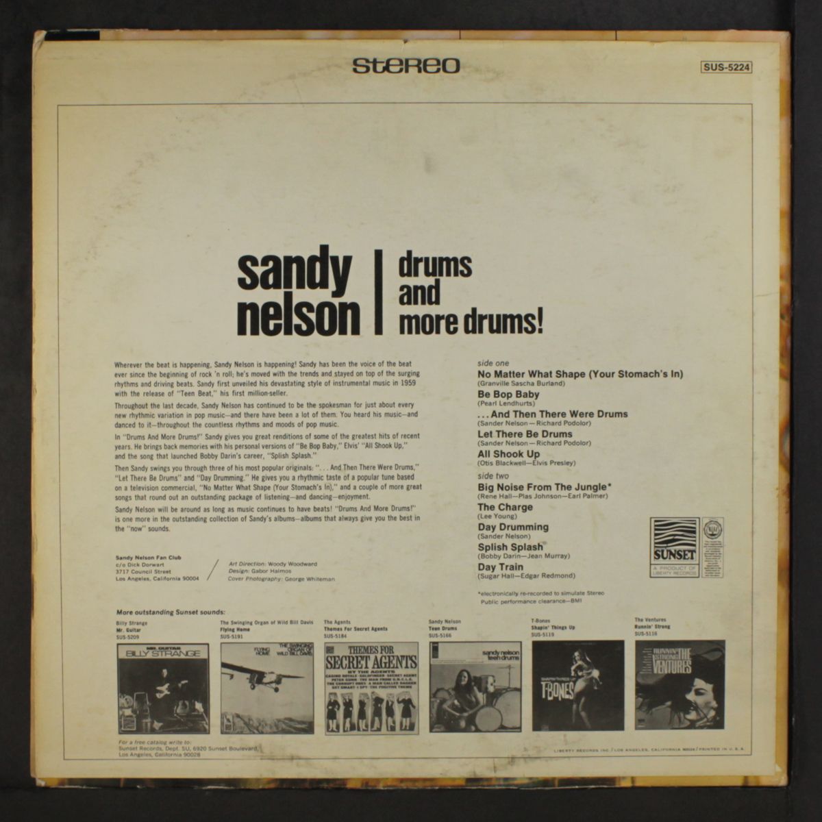 drums and more drums by SANDY NELSON