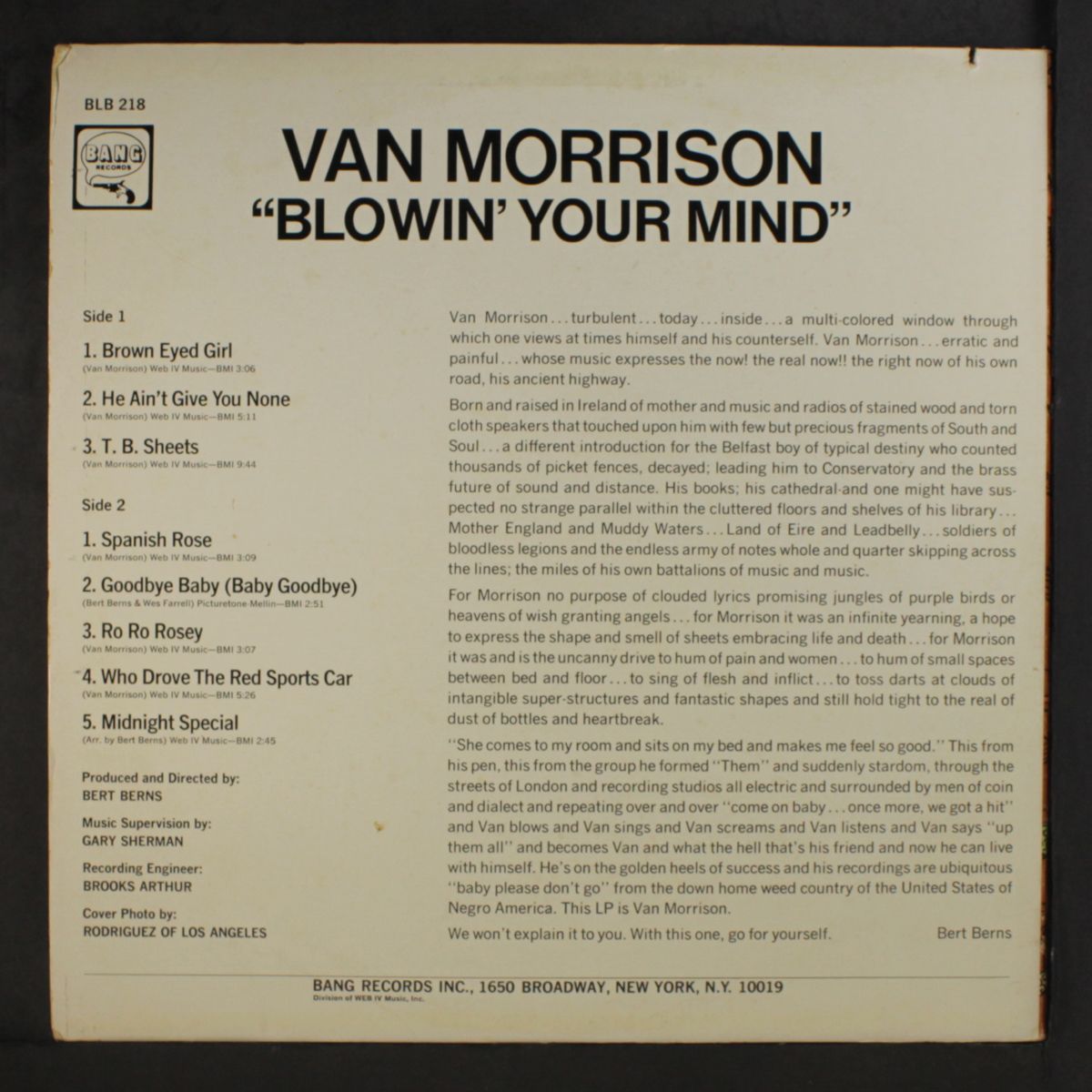 blowin' your mind by VAN MORRISON