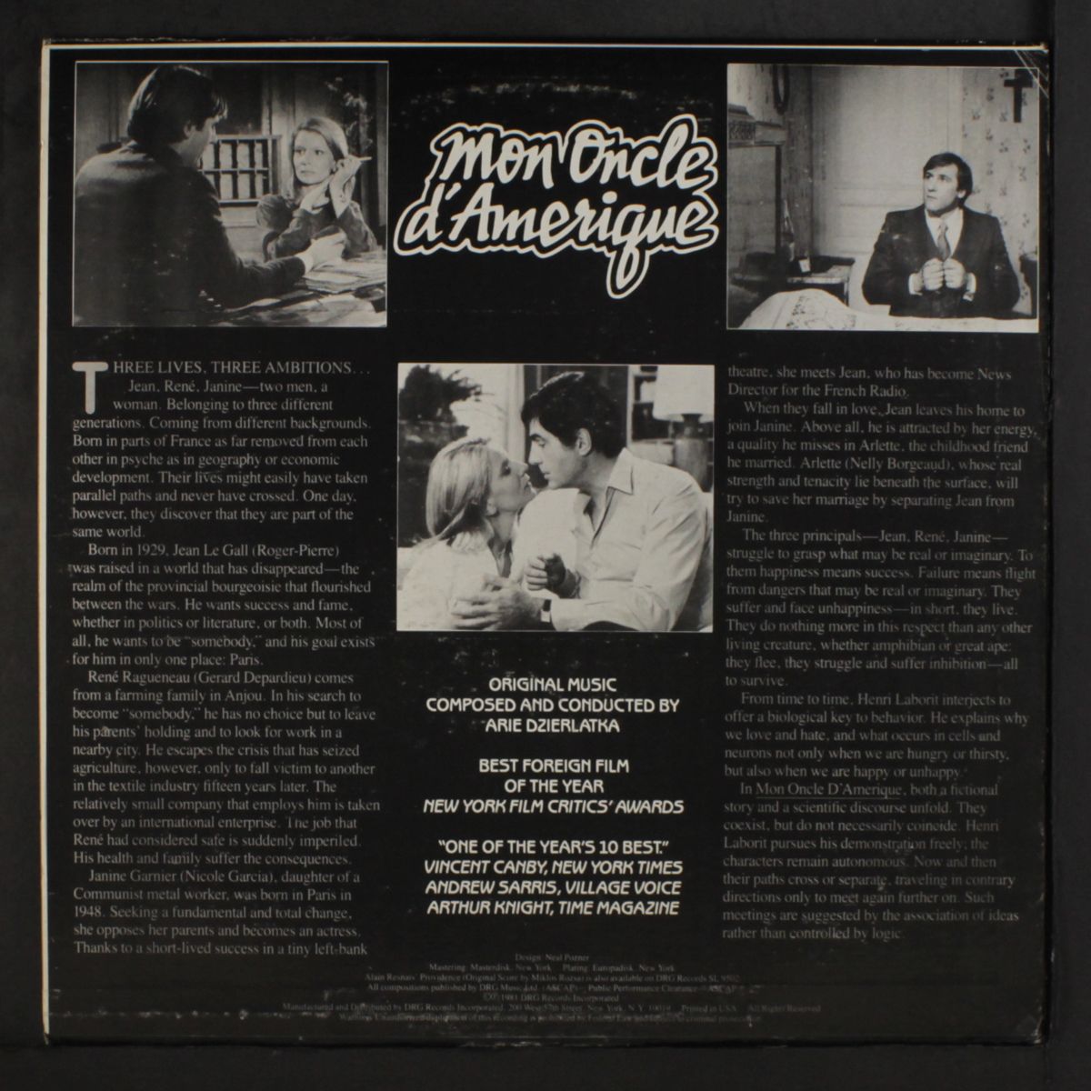mon oncle d'amerique by SOUNDTRACK