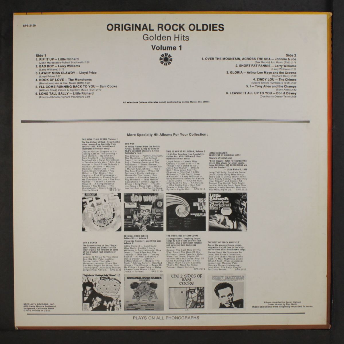 original rock oldies, vol. 1 by VARIOUS