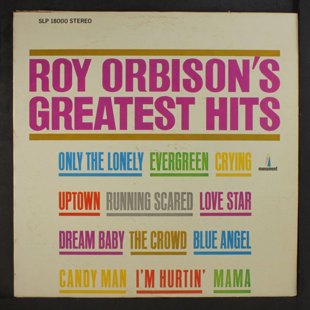 greatest hits by ROY ORBISON