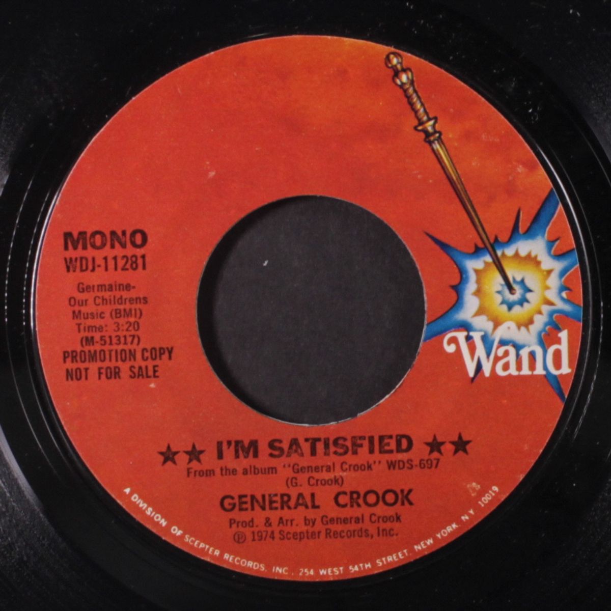 i'm satisfied / mono by GENERAL CROOK