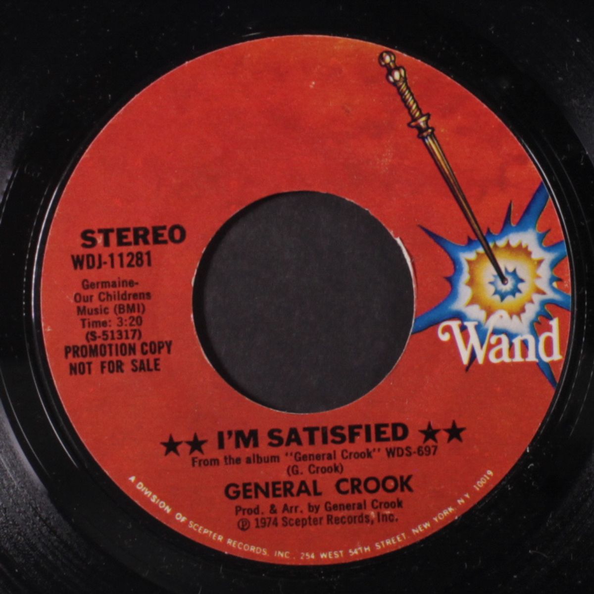 i'm satisfied / mono by GENERAL CROOK