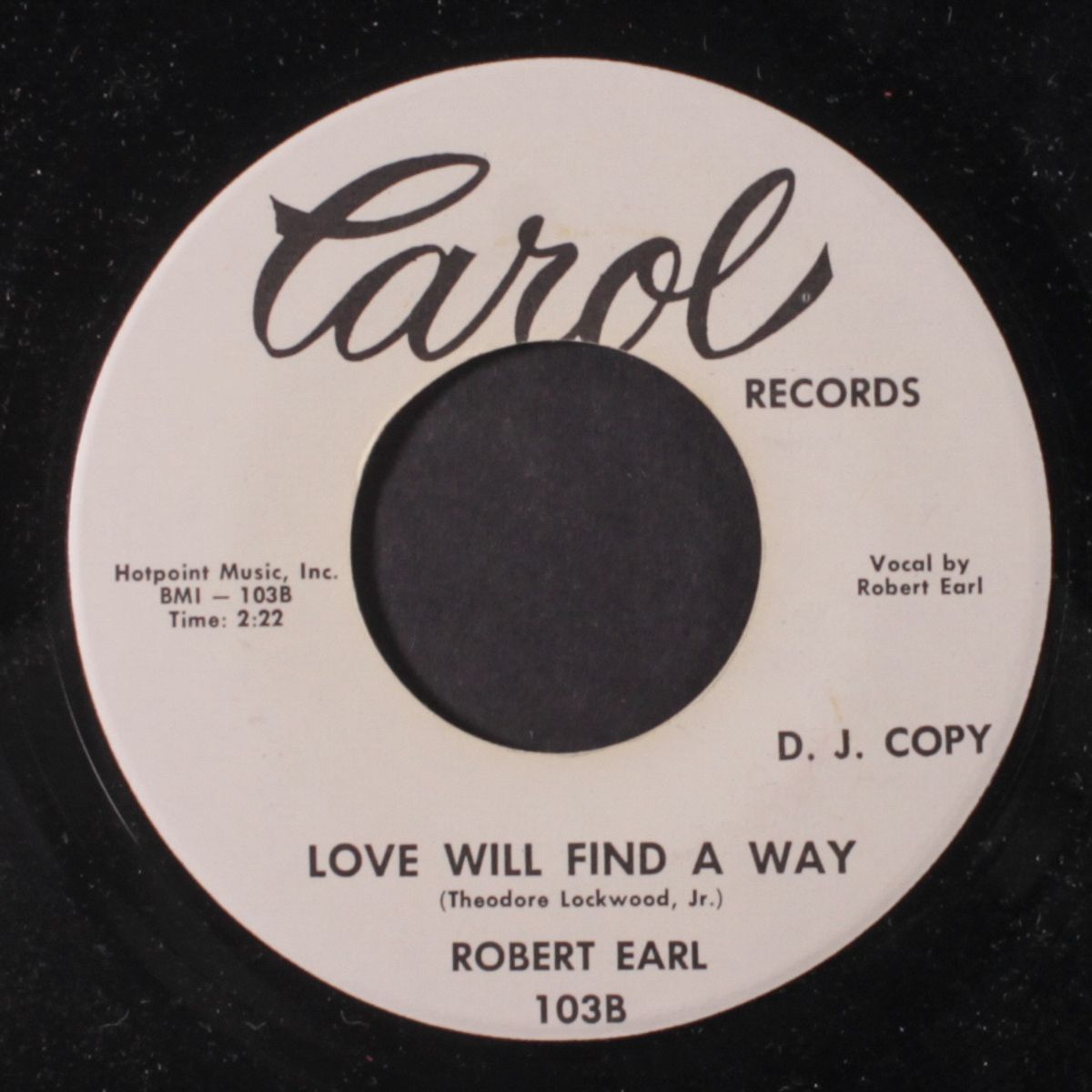 say you'll be mine / love will find a way by ROBERT EARL