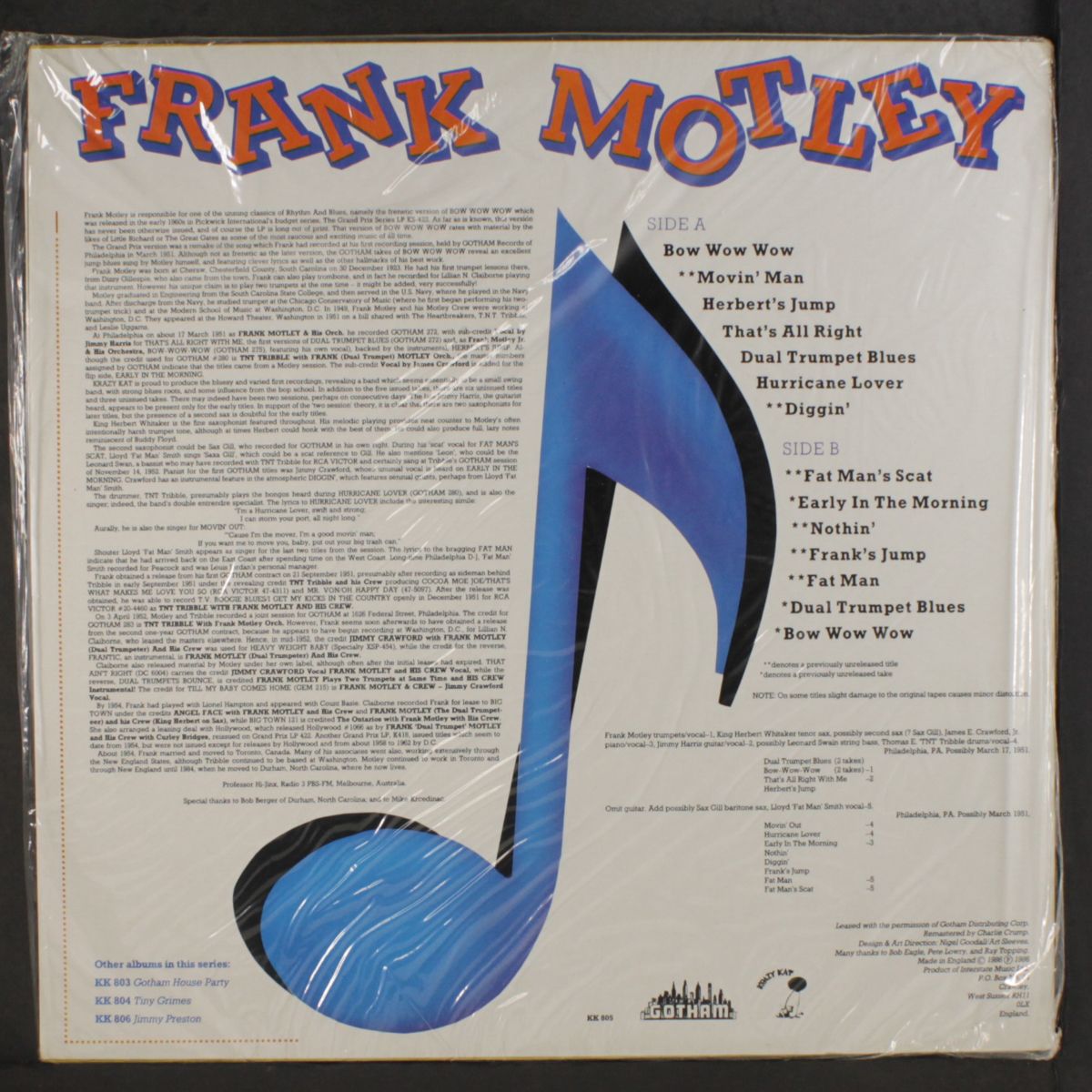 frank motley by FRANK MOTLEY