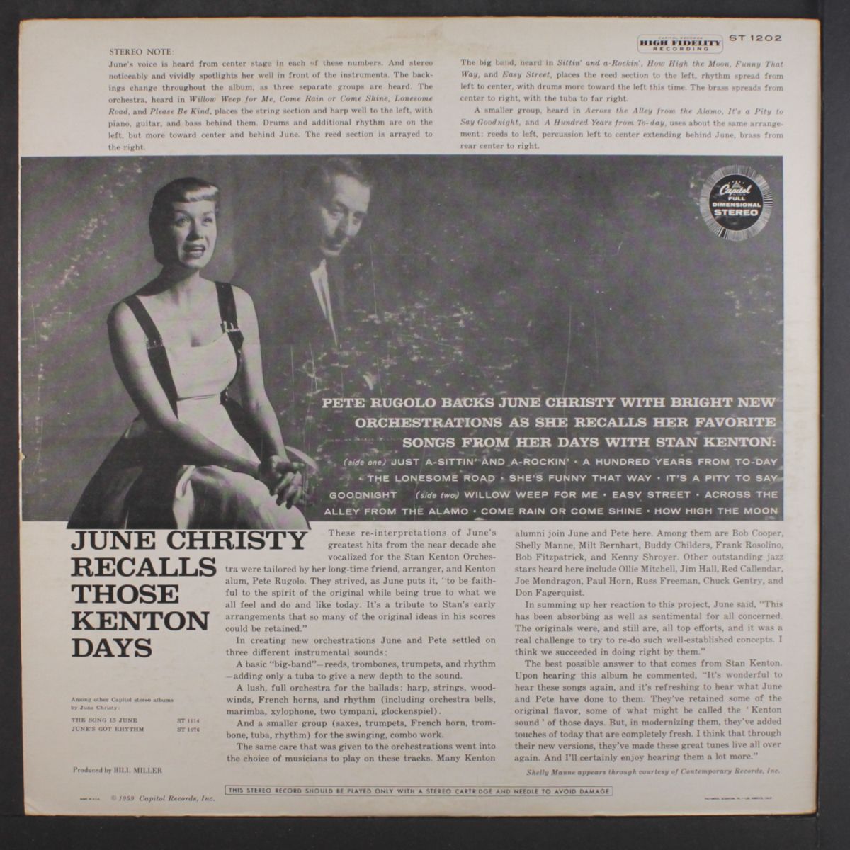 recalls those kenton days by JUNE CHRISTY