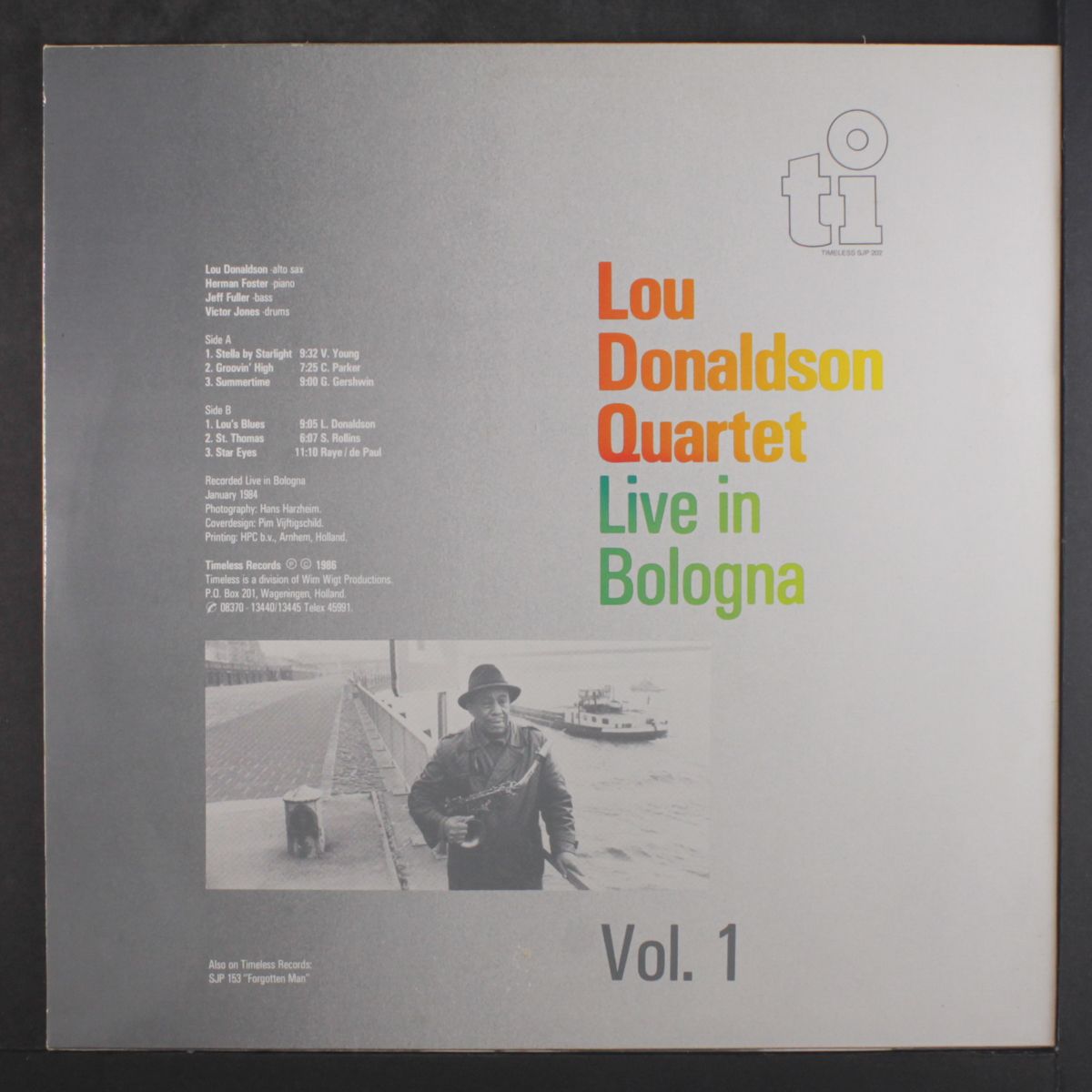 live in bologna by LOU DONALDSON