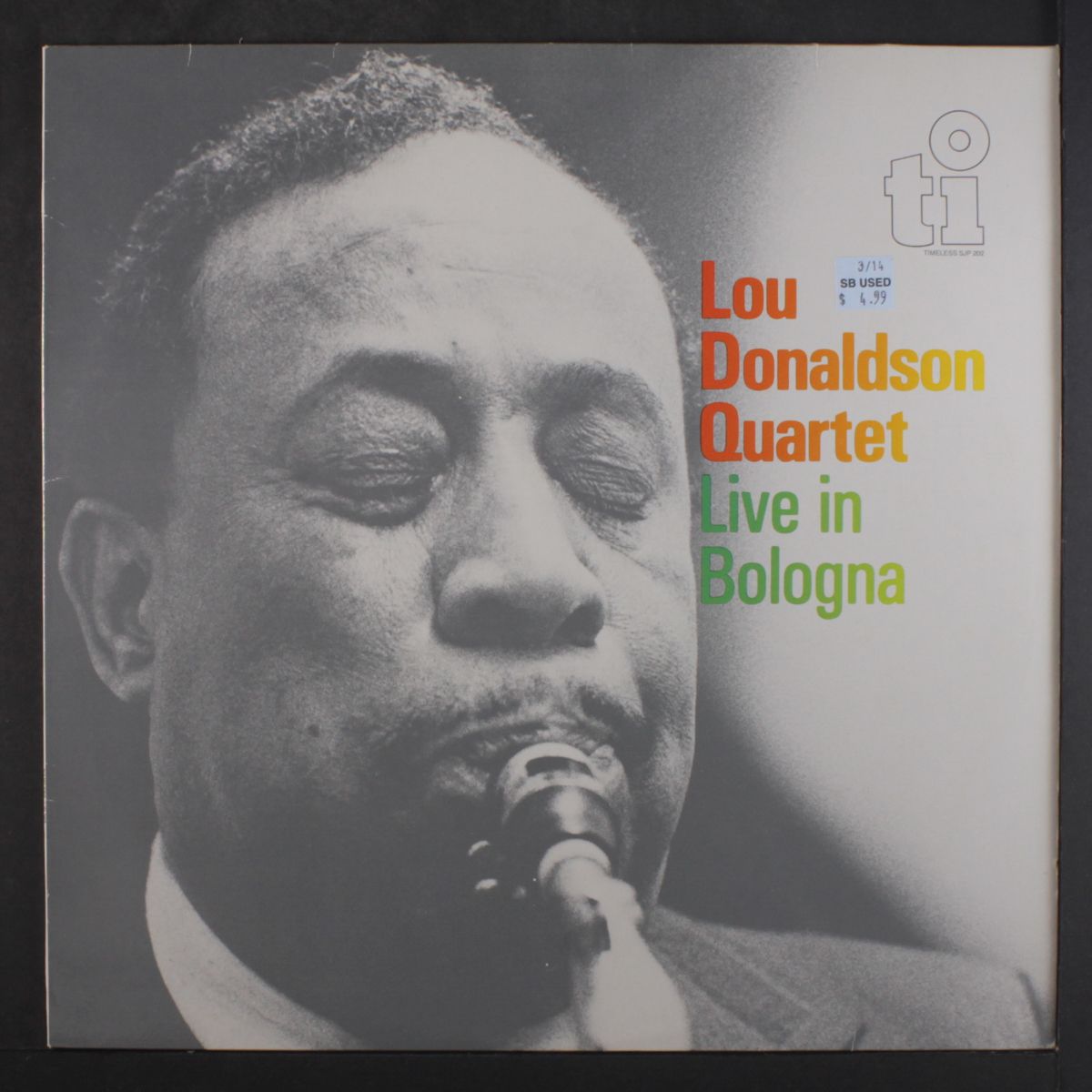 live in bologna by LOU DONALDSON