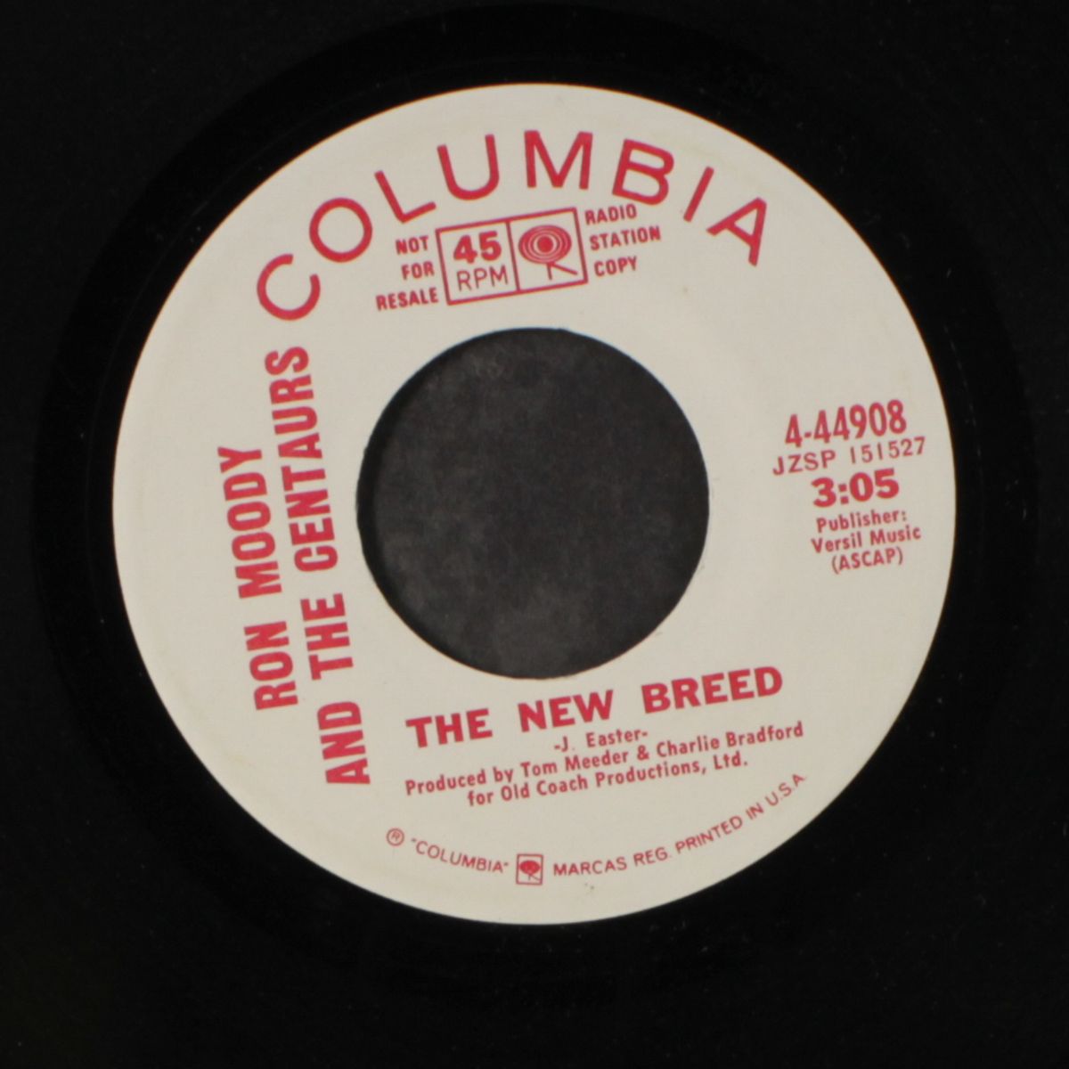 the new breed / if i didn't have a dime by RON MOODY & CENTAURS