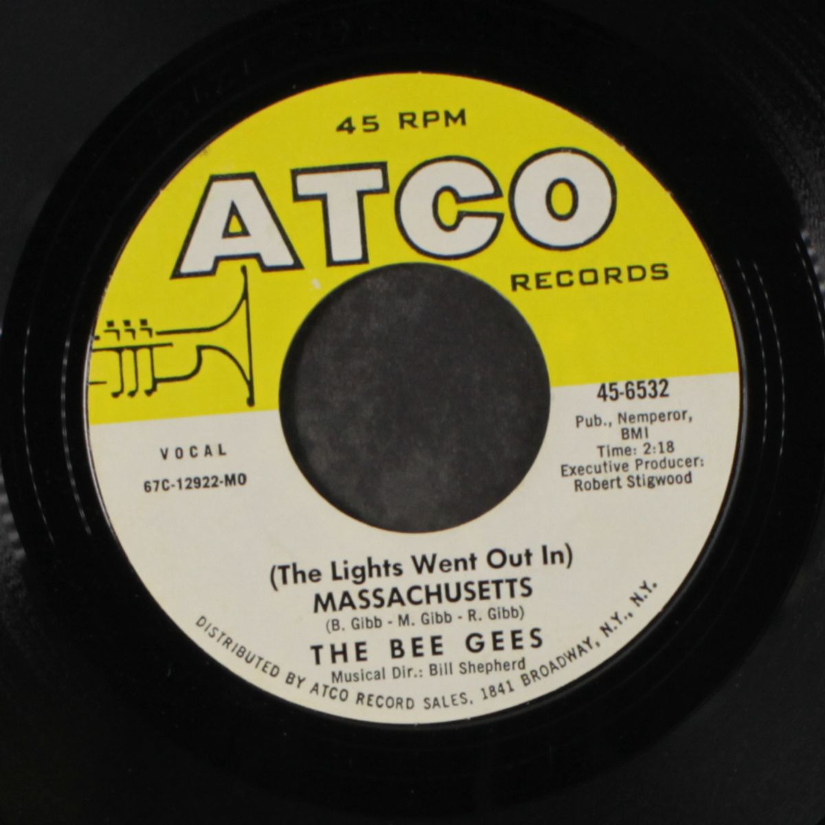 (the lights went out in) massachusetts / sir geoffrey saved the world by BEE GEES