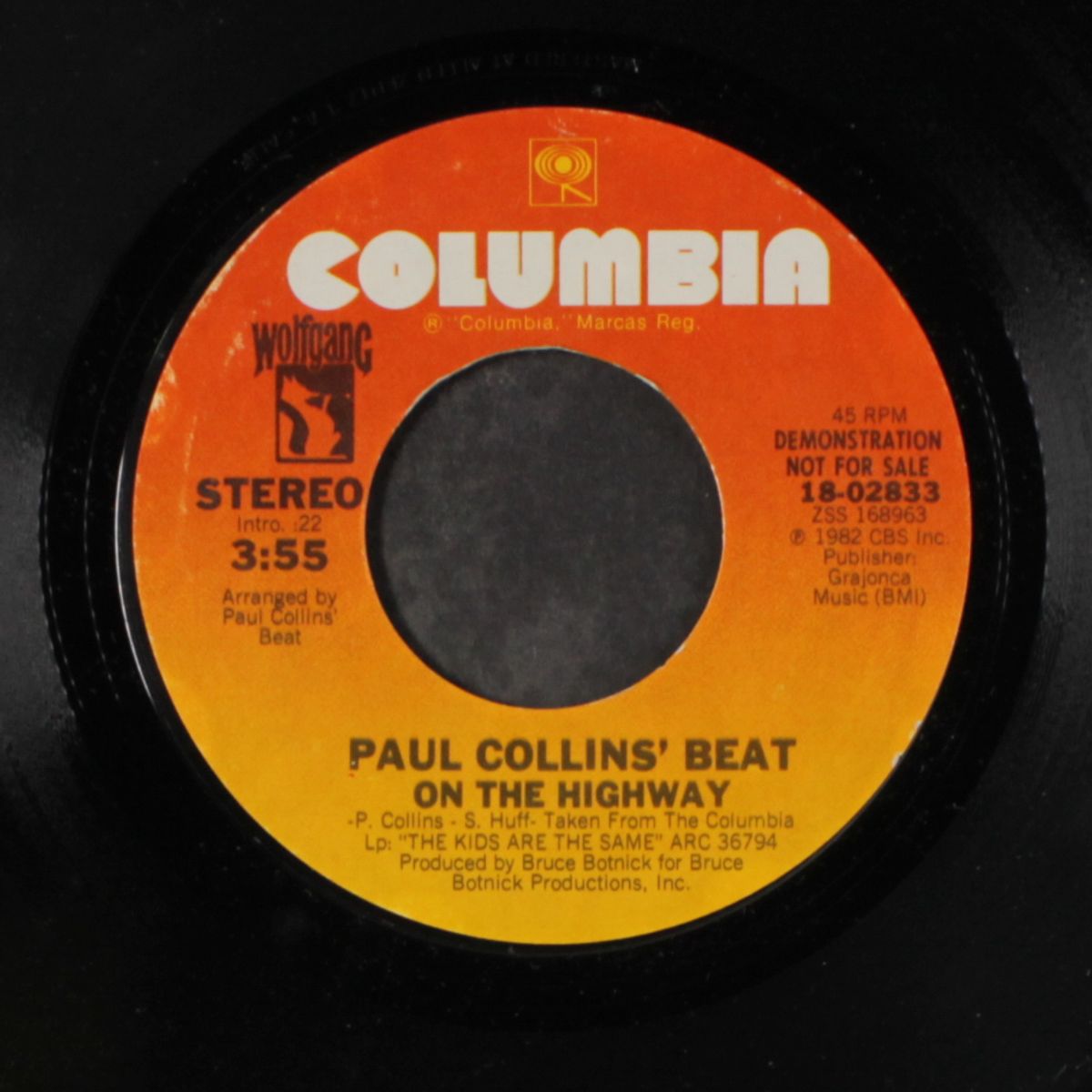 on the highway / same by PAUL COLLINS' BEAT