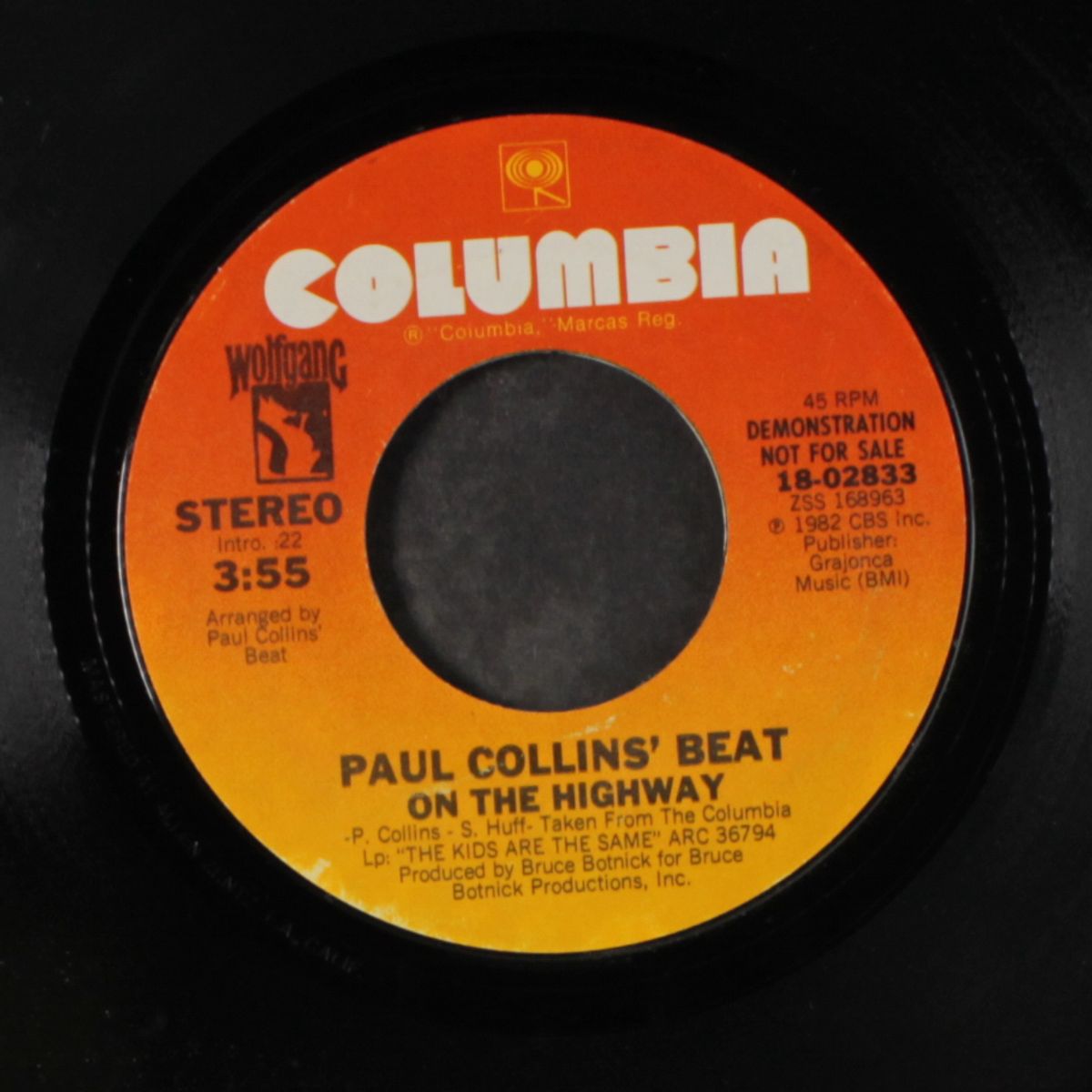 on the highway / same by PAUL COLLINS' BEAT