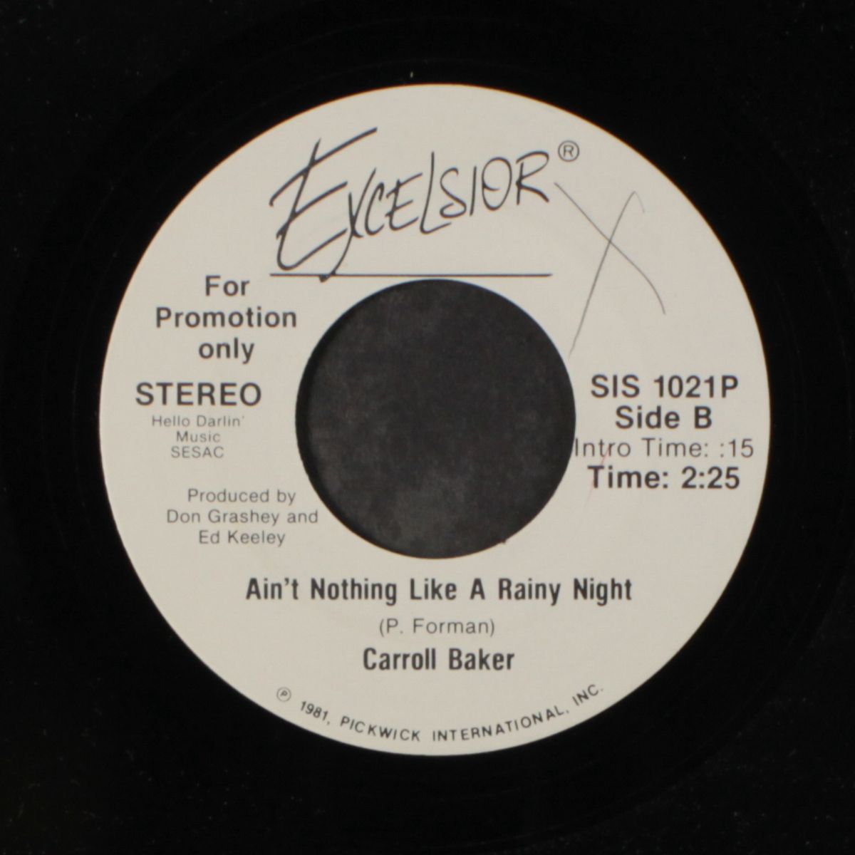 ain't nothing like a rainy night by CARROLL BAKER