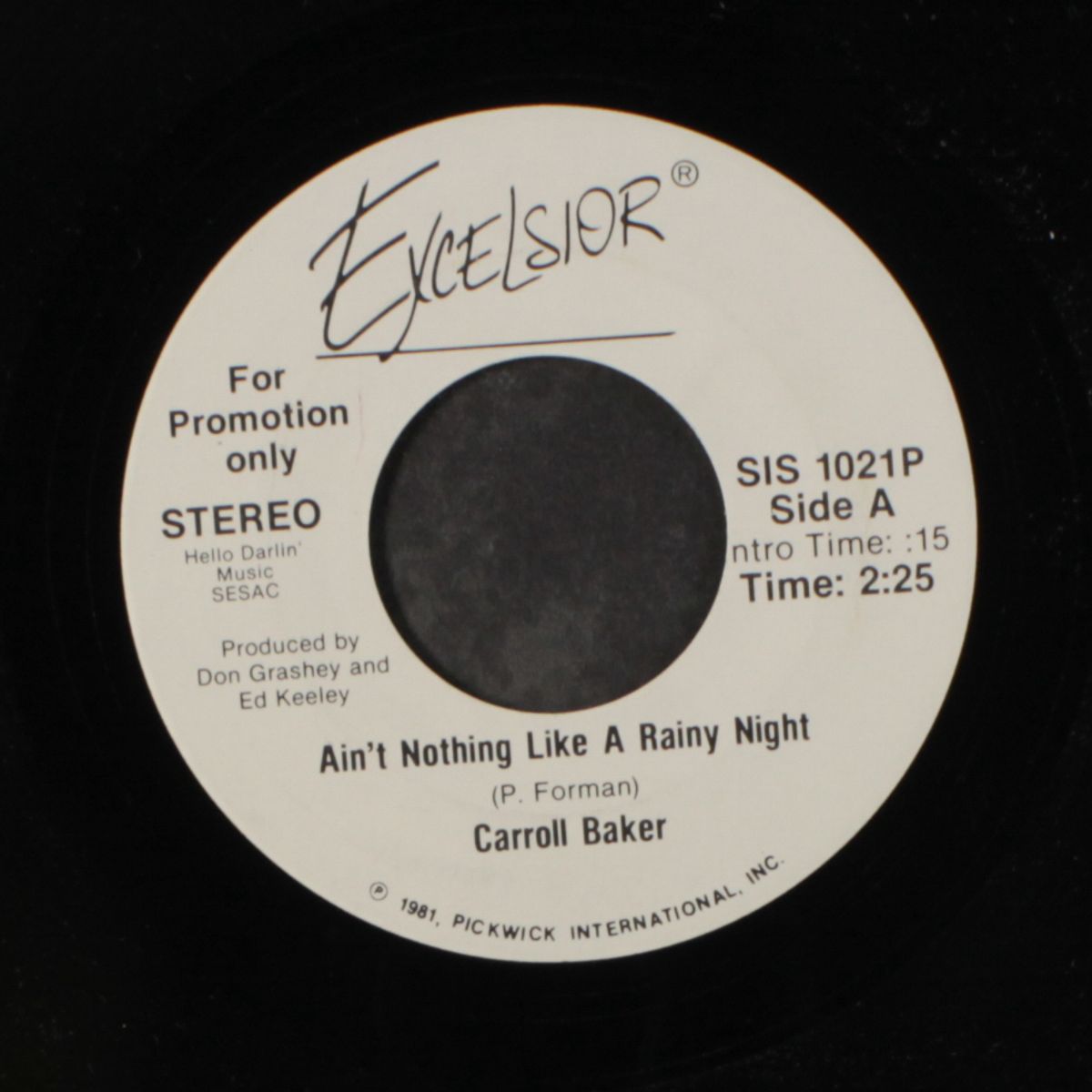 ain't nothing like a rainy night by CARROLL BAKER
