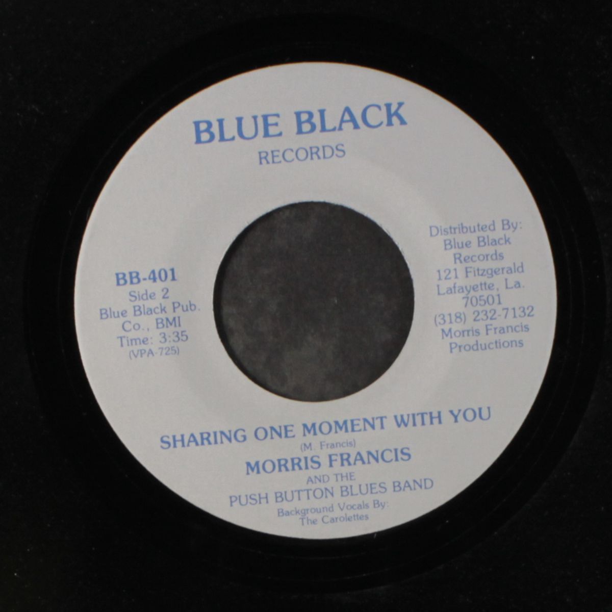 sharing one moment with you / change my number by MORRIS FRANCIS