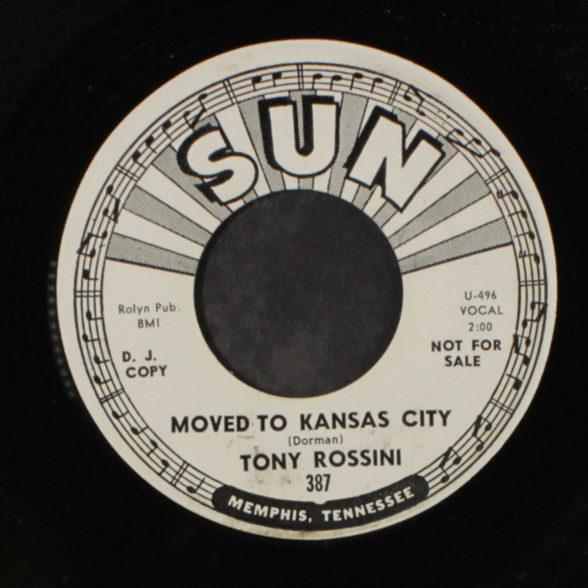 nobody / moved to kansas city by TONY ROSSINI
