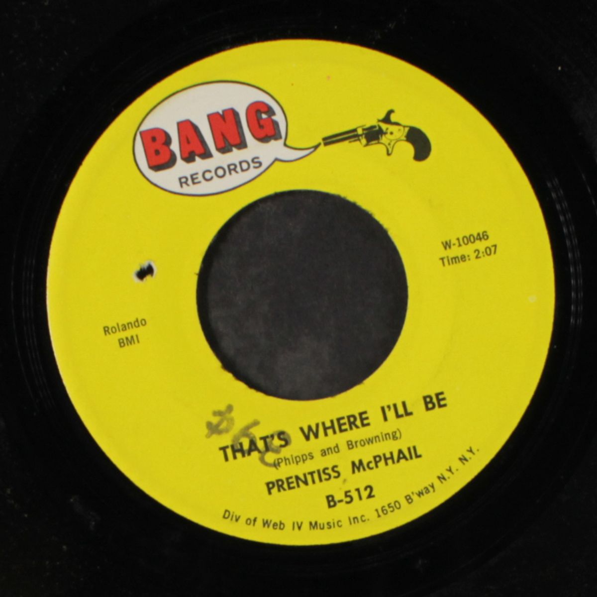 moolah man / that's where i'll be by PRENTISS MCPHAIL