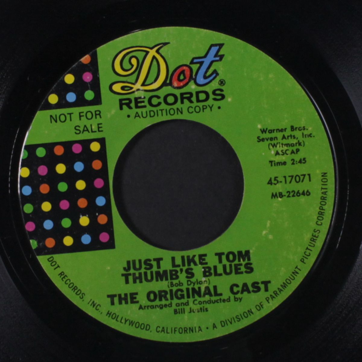 just like tom thumb's blues / i can't make it anymore by ORIGINAL CAST