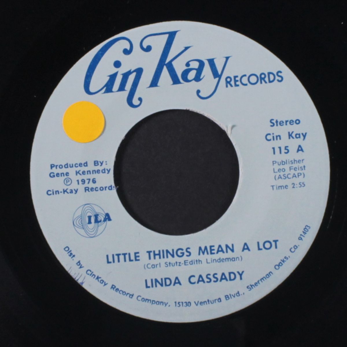 sounds of love / little things mean a lot to me by LINDA CASSADY