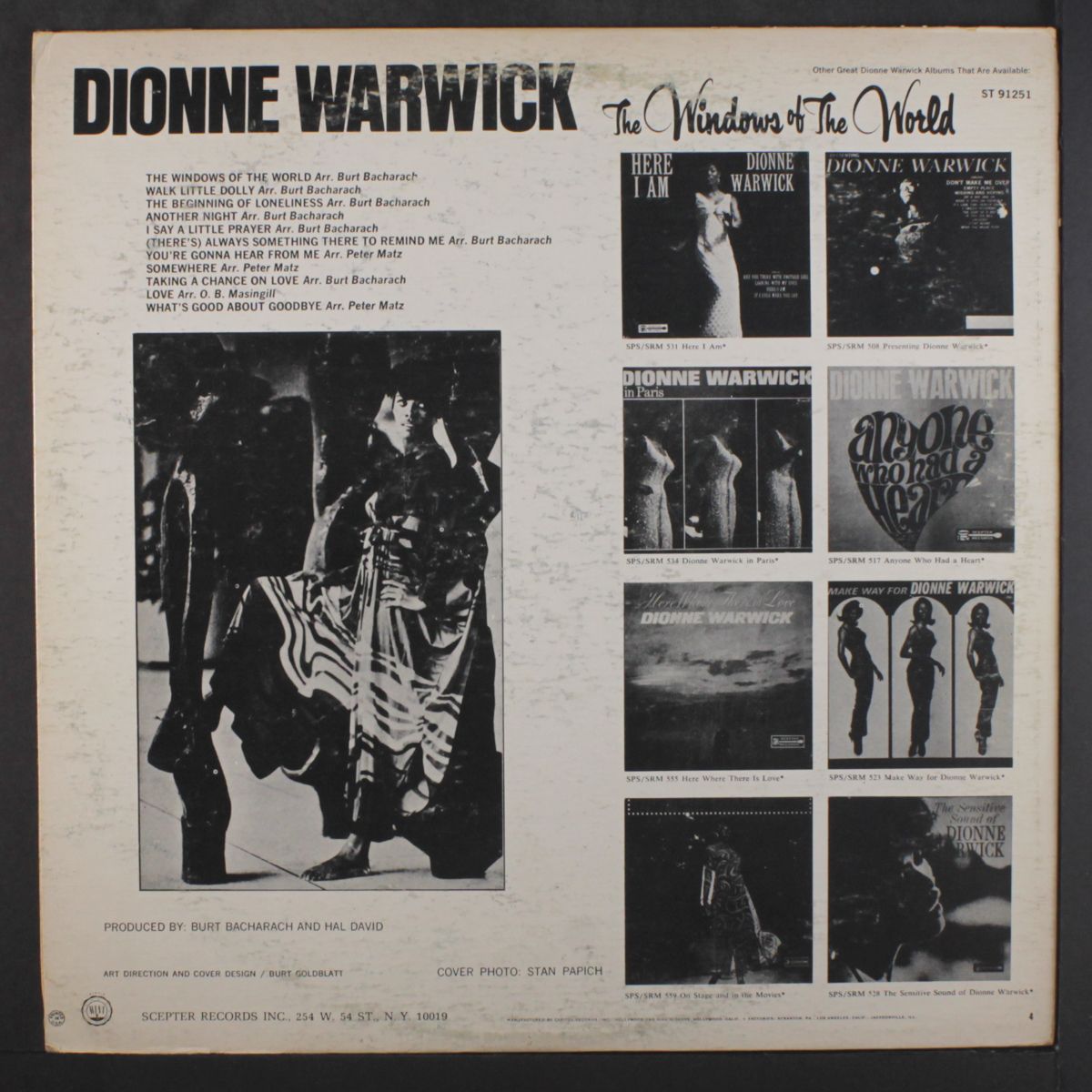 the windows of the world by DIONNE WARWICK
