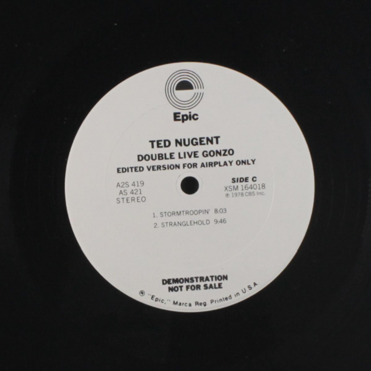 double live gonzo, edited version for airplay only by TED NUGENT