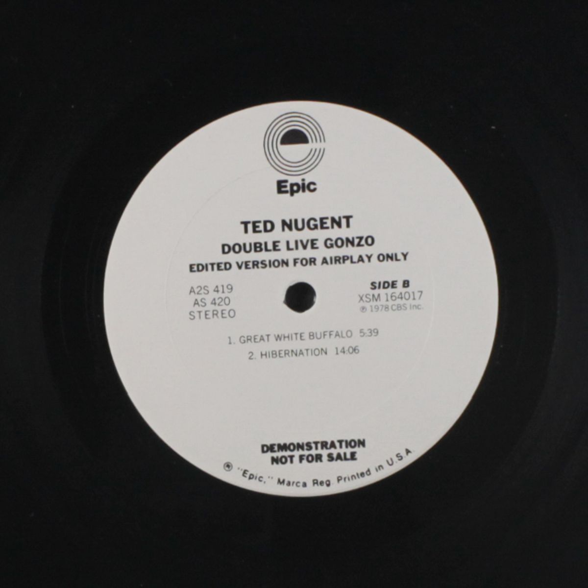 double live gonzo, edited version for airplay only by TED NUGENT