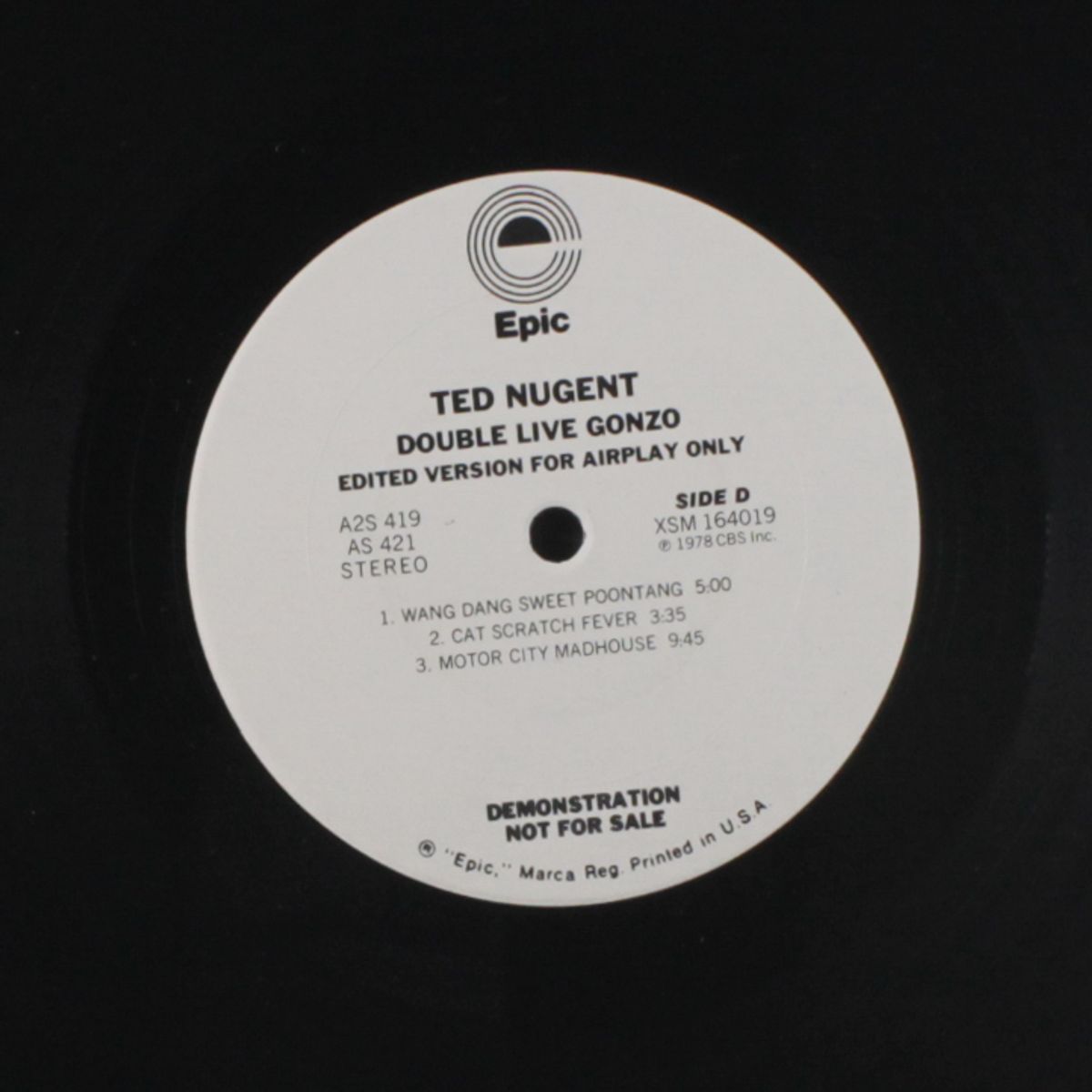 double live gonzo, edited version for airplay only by TED NUGENT