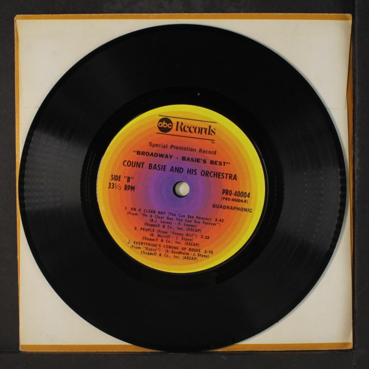 broadway by COUNT BASIE